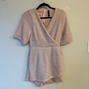 XS Smash Tess pink tincel skorty romper